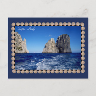 Faraglioni Stacks, Isle of Capri – ナポリ湾 ポストカード