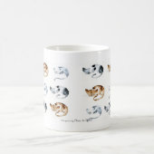 Farandole de chaquarelles dormants コーヒーマグカップ (中央)