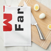 Farang ♦タイ語語翻訳の外国人♦ キッチンタオル (四つ折り)