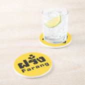 Farang ♦タイ語語翻訳の外国人♦ コースター (側面)