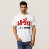 Farang ♦タイ語語翻訳の外国人♦ tシャツ (正面フル)