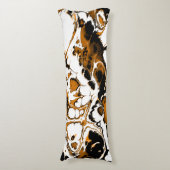 Farben Rausch, braun ボディピロー (正面縦)