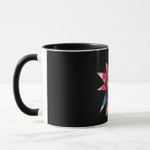 Farbenfrohe Frauenkunst Mehr als nur ein Tasse マグカップ (左)