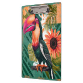 Farbenfroher Tukan im Dschungel クリップボード (左)