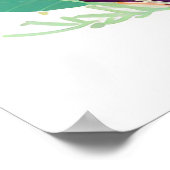 Farbenfrohes Vogelposter Kinderzimmerposter, cute ポスター (角)