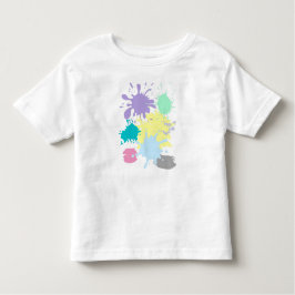 Farbflecken T-shirt トドラーTシャツ