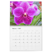 Farbzauber Orchideen カレンダー (2月 2027)
