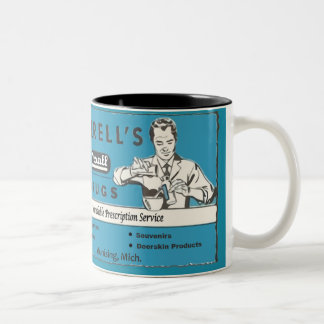 FarellはMunising、MIに薬剤を入れます ツートーンマグカップ