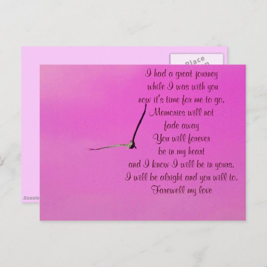 Farewell_ ポストカード (正面/裏面)