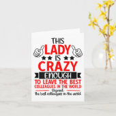 Farewell Coworker Leaving Job, Coworker Going Away カード (黄色い花)