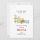 Farewell Party Travel Going Away セーブザデート (正面)