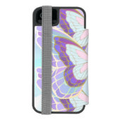 farfalla elegante incipio iPhoneウォレットケース (フォリオ裏面)