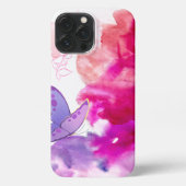 farfalle colorate, elegante e delicata. iPhoneケース (裏面)