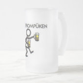 farfrompüken フロストグラスビールジョッキ (正面右)