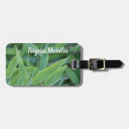 Fargesia murielae庭師ギフト用の竹植物 ラゲッジタグ