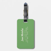 Fargesia murielae庭師ギフト用の竹植物 ラゲッジタグ (裏面縦)