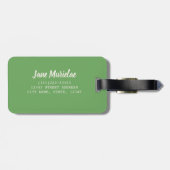 Fargesia murielae庭師ギフト用の竹植物 ラゲッジタグ (裏面横)