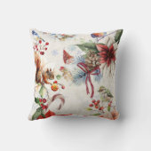 Färglös julfoto-dekorativ fyllning kudde クッション (裏面)