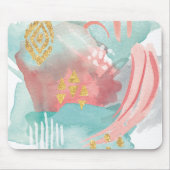 Faridas抽象芸術 – ミュート色 マウスパッド (正面)