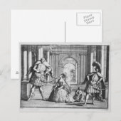 Farinelli、Cuzoni、Handel'sのSenesino ポストカード (正面/裏面)