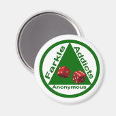 Farkle Addicts Anonymous マグネット (正面/裏面)