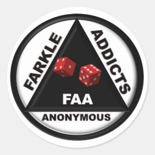 Farkle Addicts Anonymous （2010年バージョン） ラウンドシール