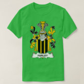 Farley Coat of Arms Family Crest  Tシャツ (デザイン正面)