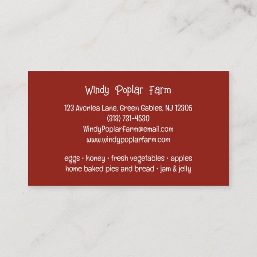 Farm 名刺 (裏面)