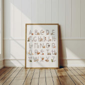 Farm Alphabet ABC Poster Kids Room Decor ポスター