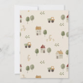 Farm and Animals Birthday Invitation 招待状 (裏面)