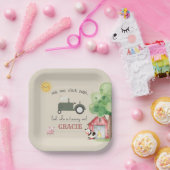 Farm and Animals Birthday Paper Plates ペーパープレート (パーティー)