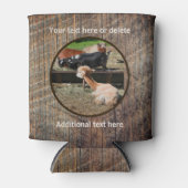 Farm Animal Barnyard Fun Personalized  缶クーラー (正面)