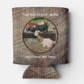 Farm Animal Barnyard Fun Personalized  缶クーラー (裏面)
