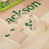 Farm Animal Child Name Puzzle ジグソーパズル (側面)