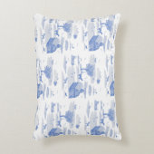 Farm Animal Toile Accent Pillow (Blue)  アクセントクッション (正面(垂直))