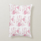 Farm Animal Toile Accent Pillow (Pink) アクセントクッション (裏面(縦))