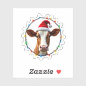 Farm Animal Xmas Pajamas Costume Farmer Christmas  シール (シート)