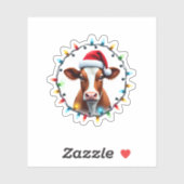 Farm Animal Xmas Pajamas Costume Farmer Christmas  シール (シート)