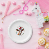 Farm Animal Xmas Pajamas Costume Farmer Christmas  ペーパープレート (パーティー)