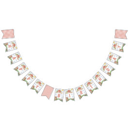 Farm Animals 1st Birthday Banner バンティングフラッグ