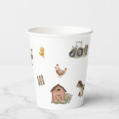 Farm Animals 1st Birthday Party 紙コップ (裏面)