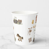 Farm Animals 1st Birthday Party 紙コップ (右)