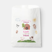 Farm animals Any Age Birthday フェイバーバッグ (正面)