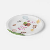 Farm animals Any Age Paper Plate ペーパープレート (アングル)