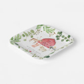 Farm Animals Baby Shower Paper Plates ペーパープレート (傾斜あり)