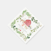 Farm Animals Baby Shower Party Paper Napkins スタンダードカクテルナプキン (角)