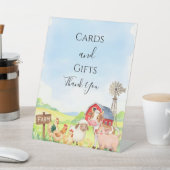 Farm Animals Baby Shower Table Sign 台座サイン (インサイチュ)