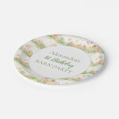 Farm Animals Barnyard 1st Birthday ペーパープレート (アングル)