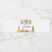 Farm Animals Barnyard Birthday Party ペットボトルラベル (シングルラベル)