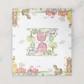 Farm Animals Barnyard Birthday Party Food Tent プレイスカード (外部開封)
